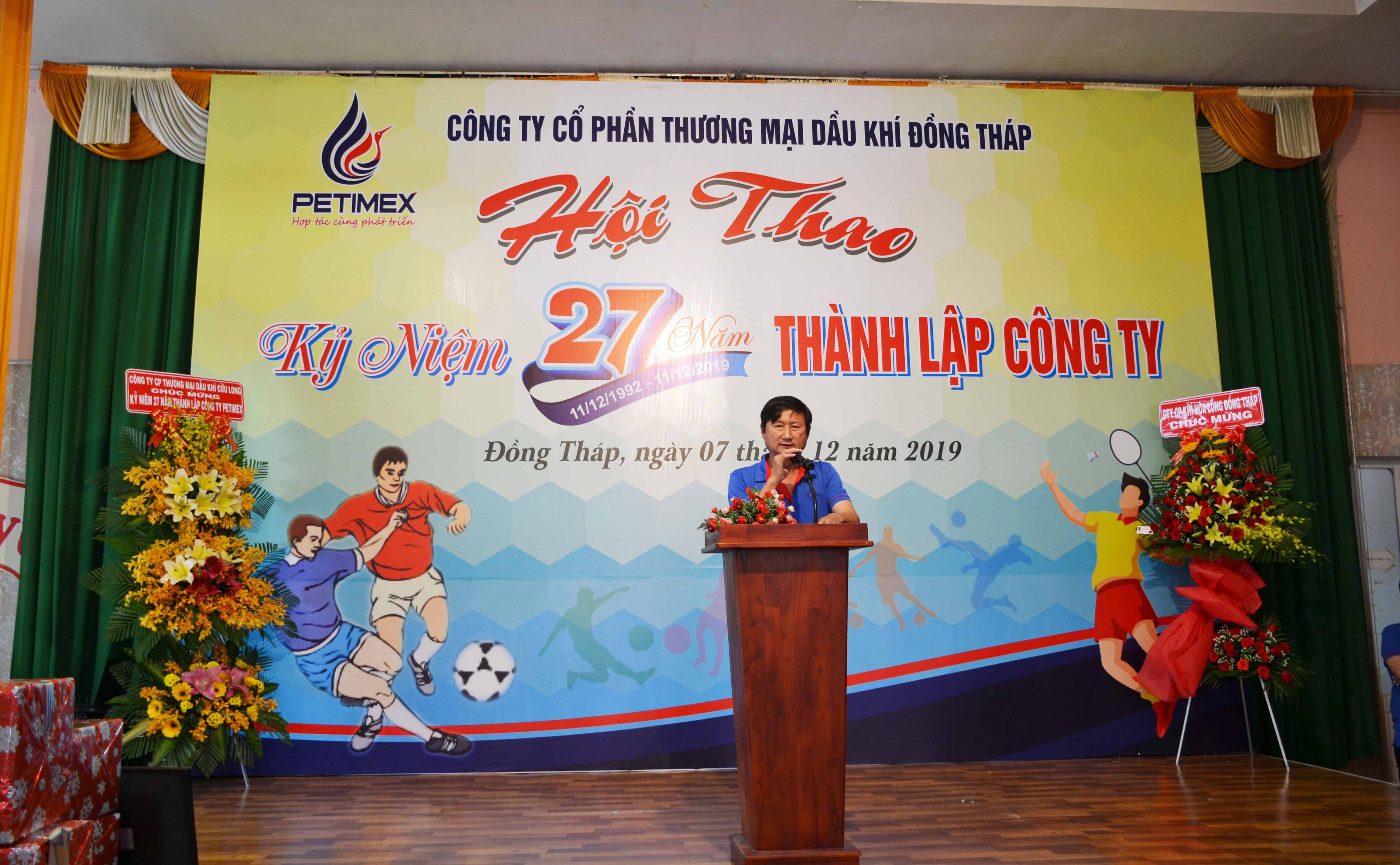 Hội thao chào mừng kỷ niệm 27 năm ngày thành lập công ty petimex (07/12/2019)