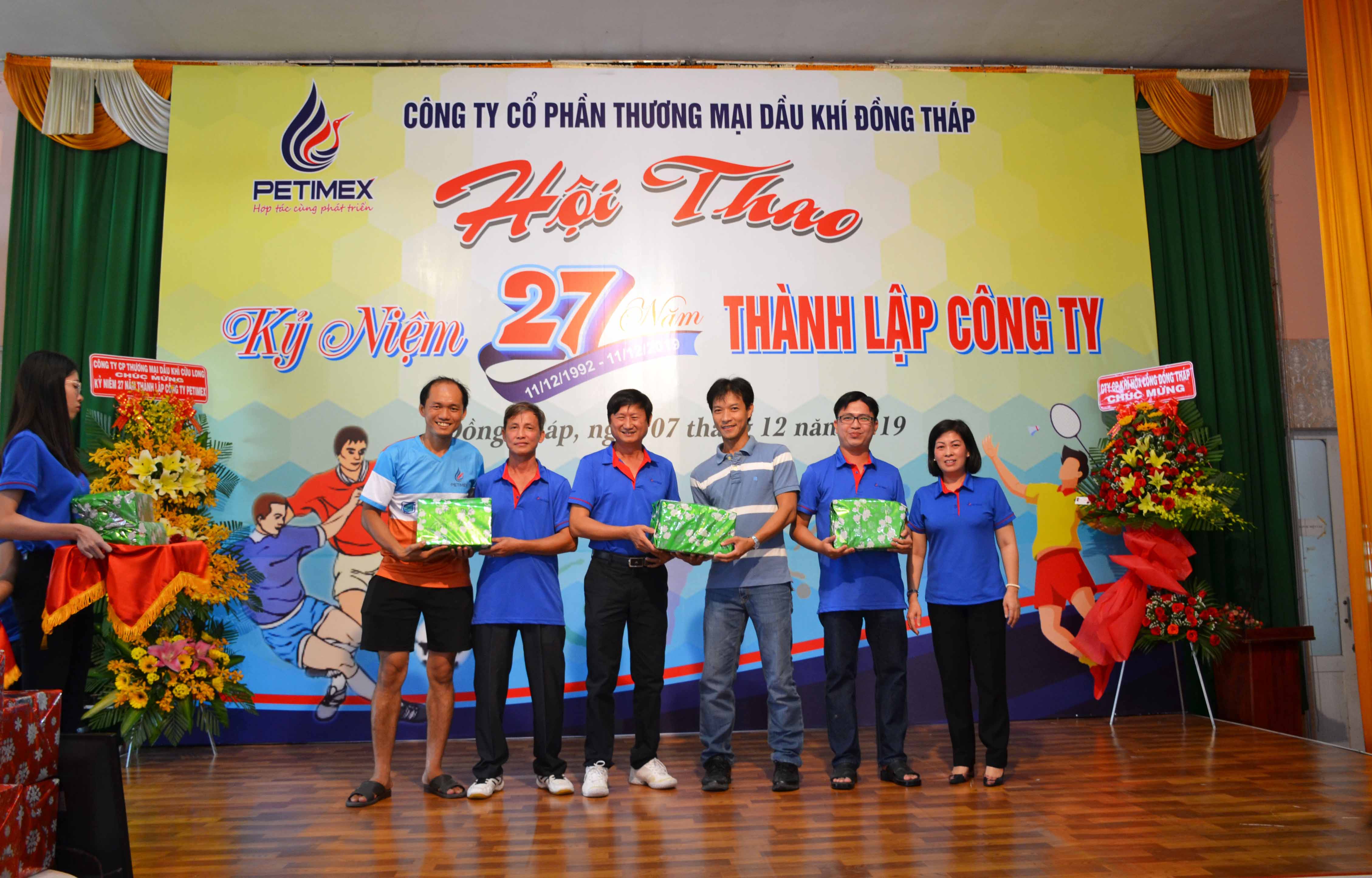 Hội thao chào mừng kỷ niệm 27 năm ngày thành lập công ty petimex (07/12/2019)