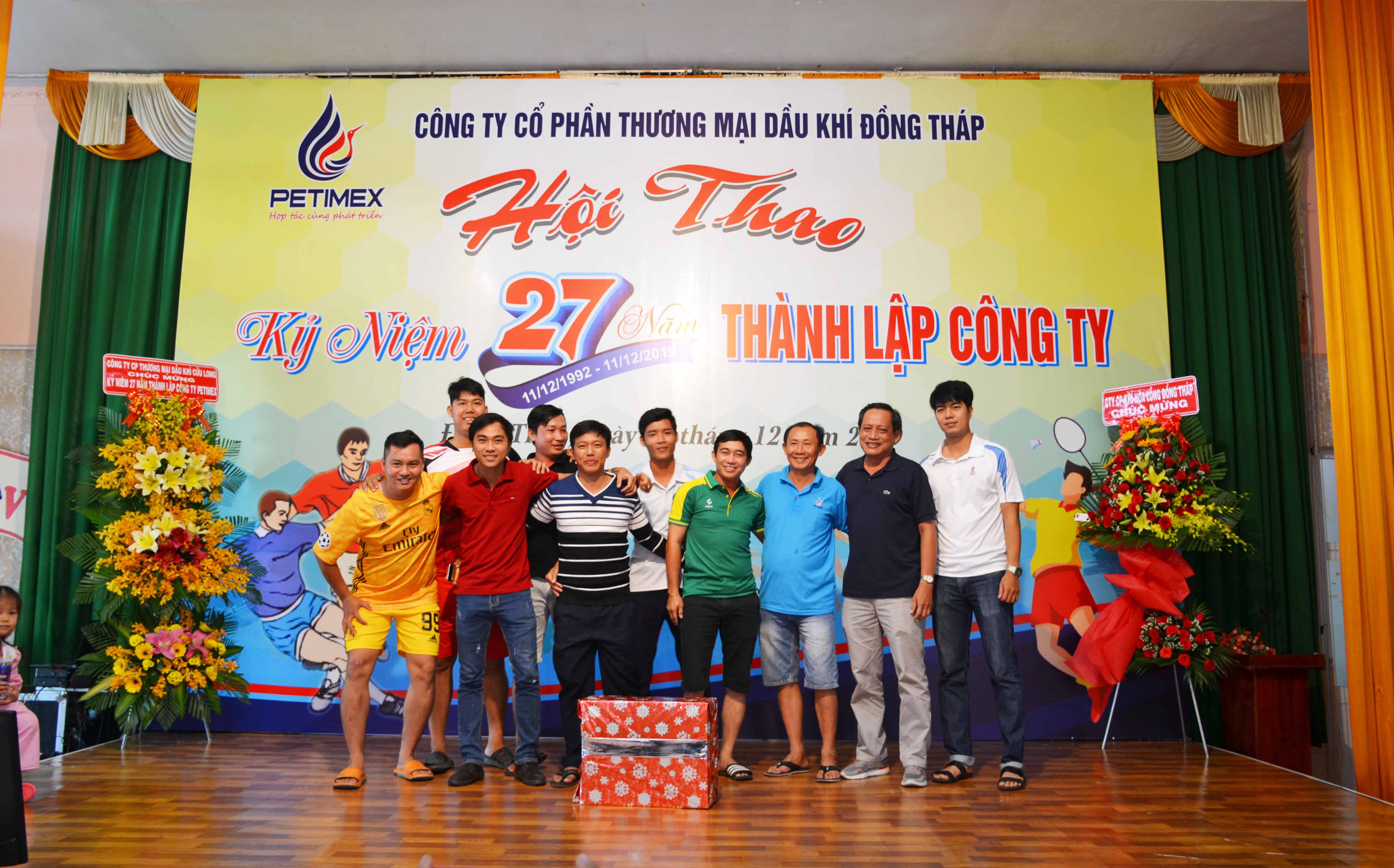 Hội thao chào mừng kỷ niệm 27 năm ngày thành lập công ty petimex (07/12/2019)