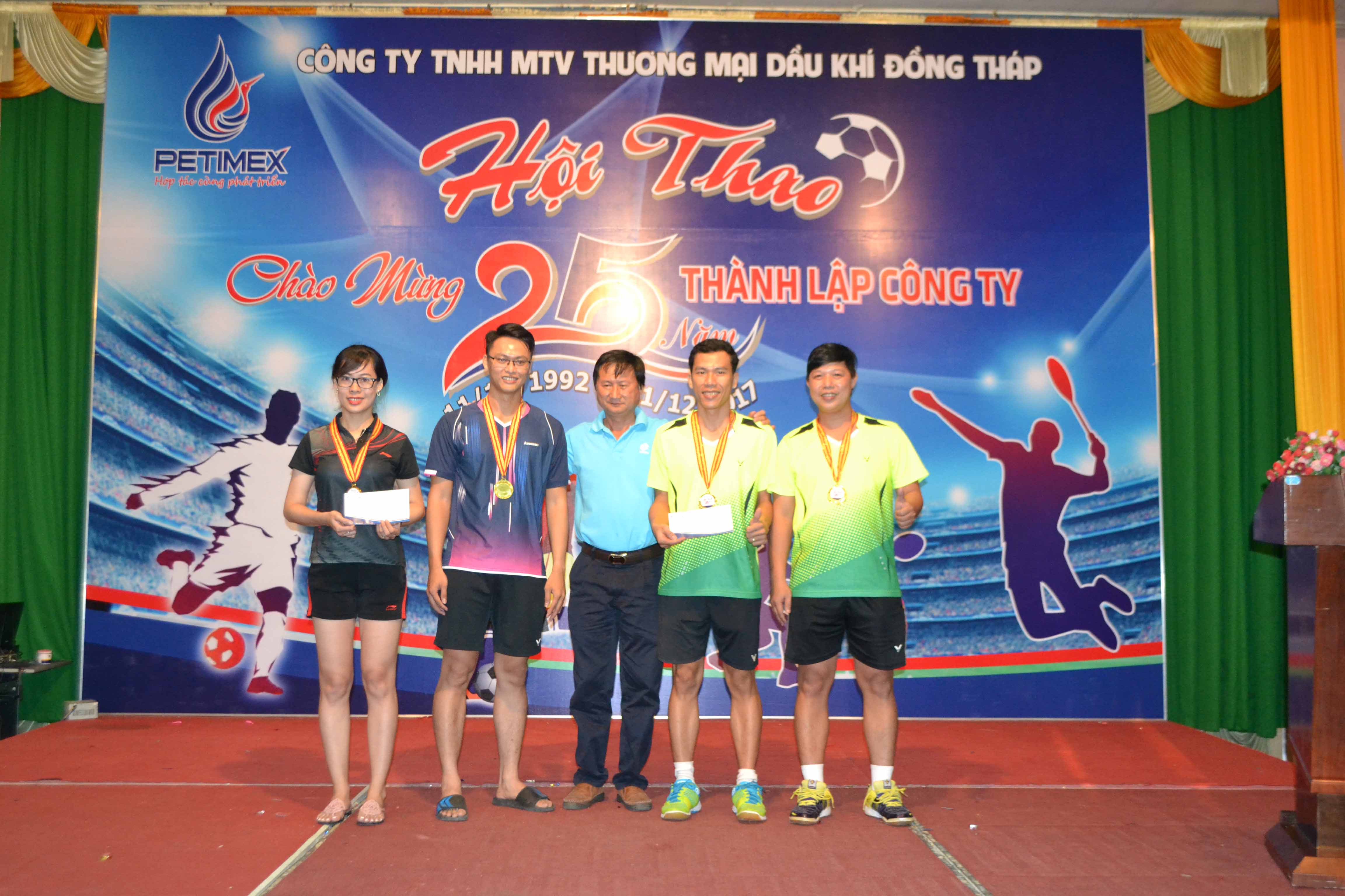 Hội thao chào mừng kỷ niệm 25 năm ngày thành lập công ty petimex (10/12/2017)