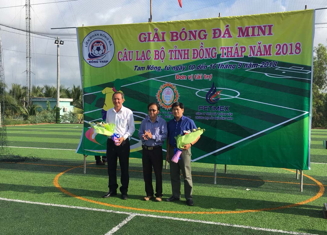 Đồng hành cùng liên đoàn bóng đá tỉnh đồng tháp (10/09/2018)