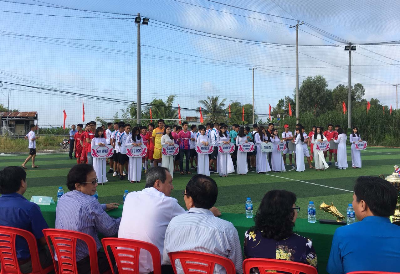 Đồng hành cùng liên đoàn bóng đá tỉnh đồng tháp (10/09/2018)