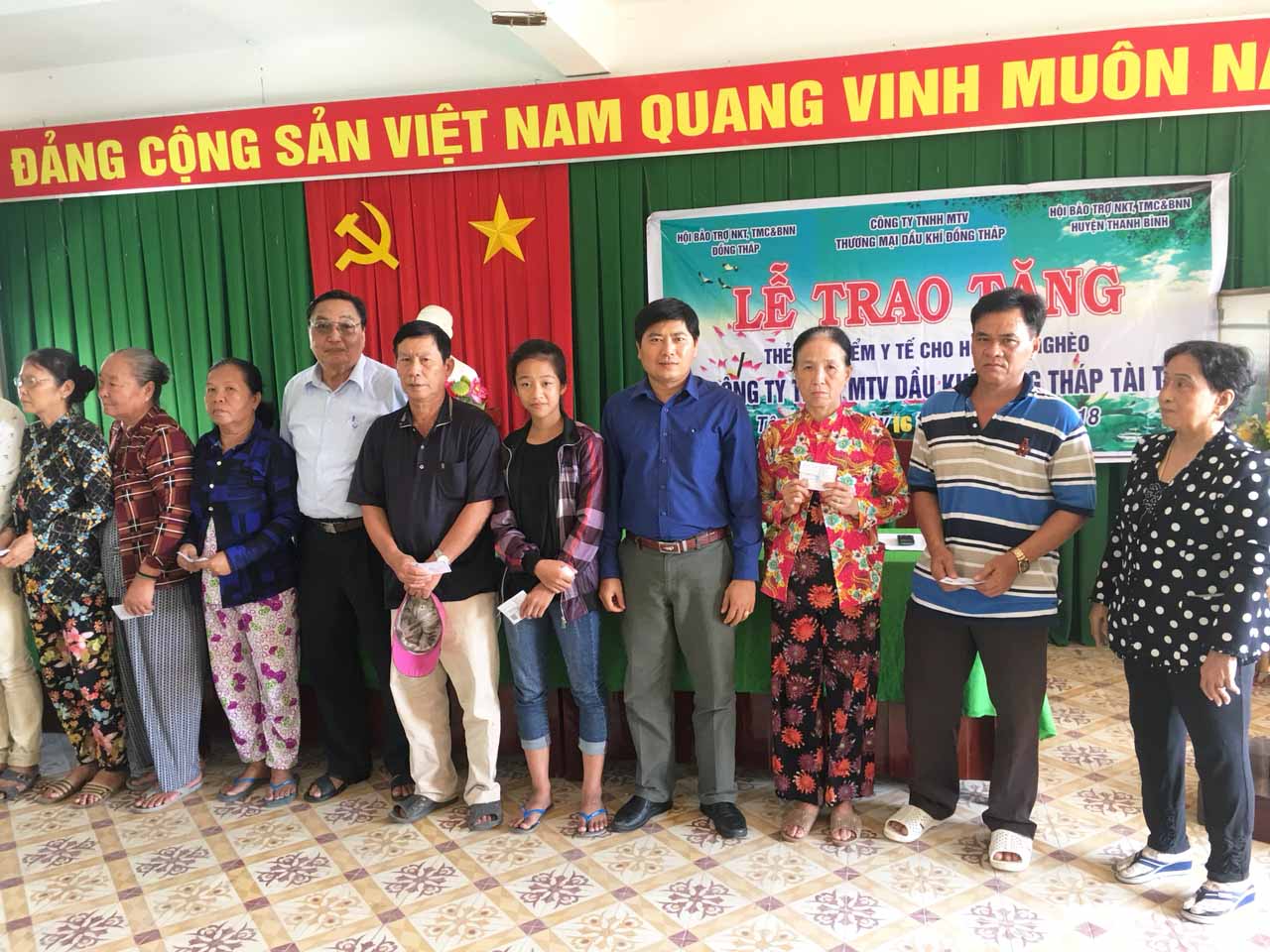 Petimex hỗ trợ bảo hiểm y tế cho hộ cận nghèo trên địa bàn tỉnh (16/05/2018)