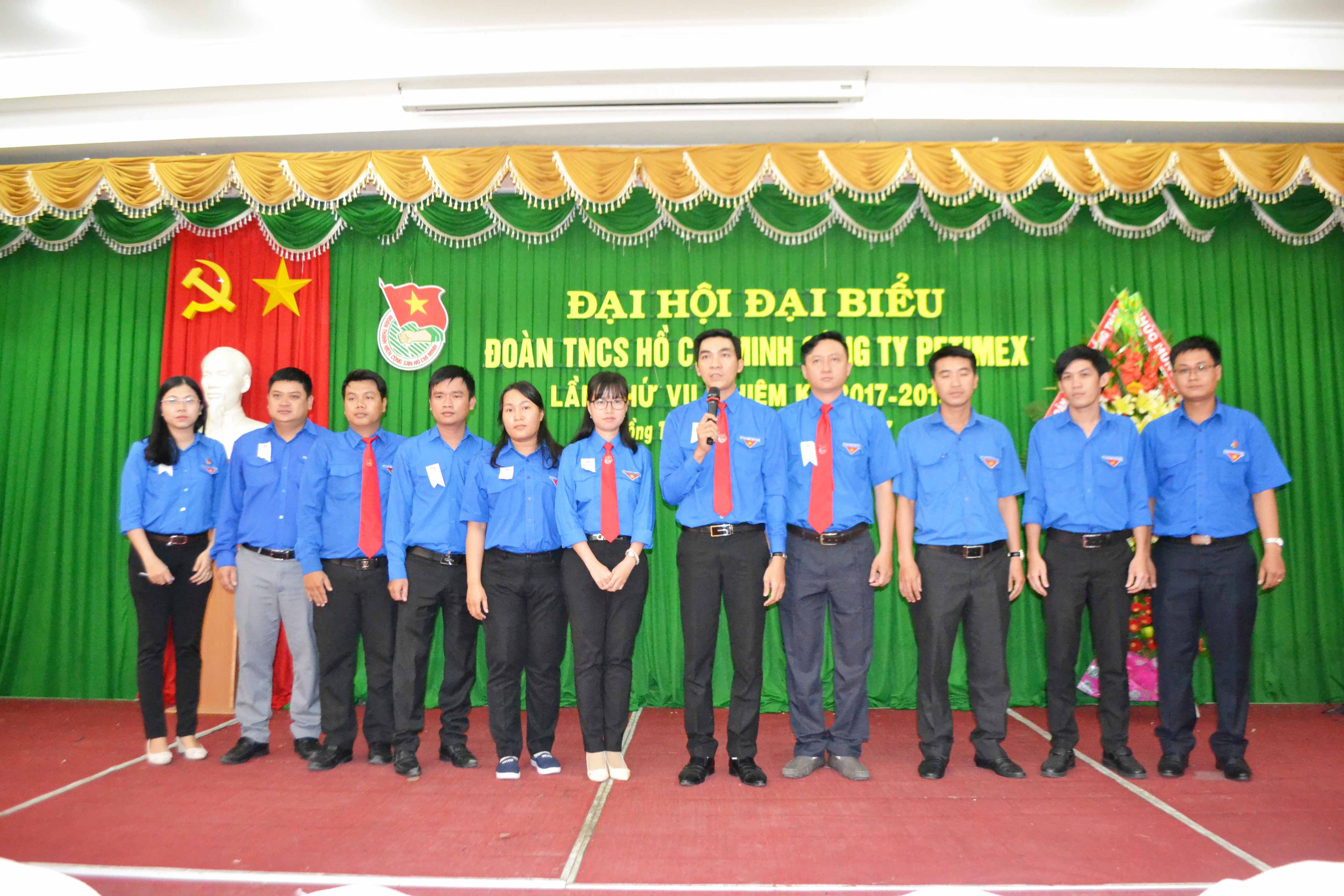 Đại hội đại biểu đoàn tncs hồ chí minh công ty tnhh mtv thương mại dầu khí đồng tháp lần thứ vii, nhiệm kỳ 2017 - 2019 (24/04/2017)