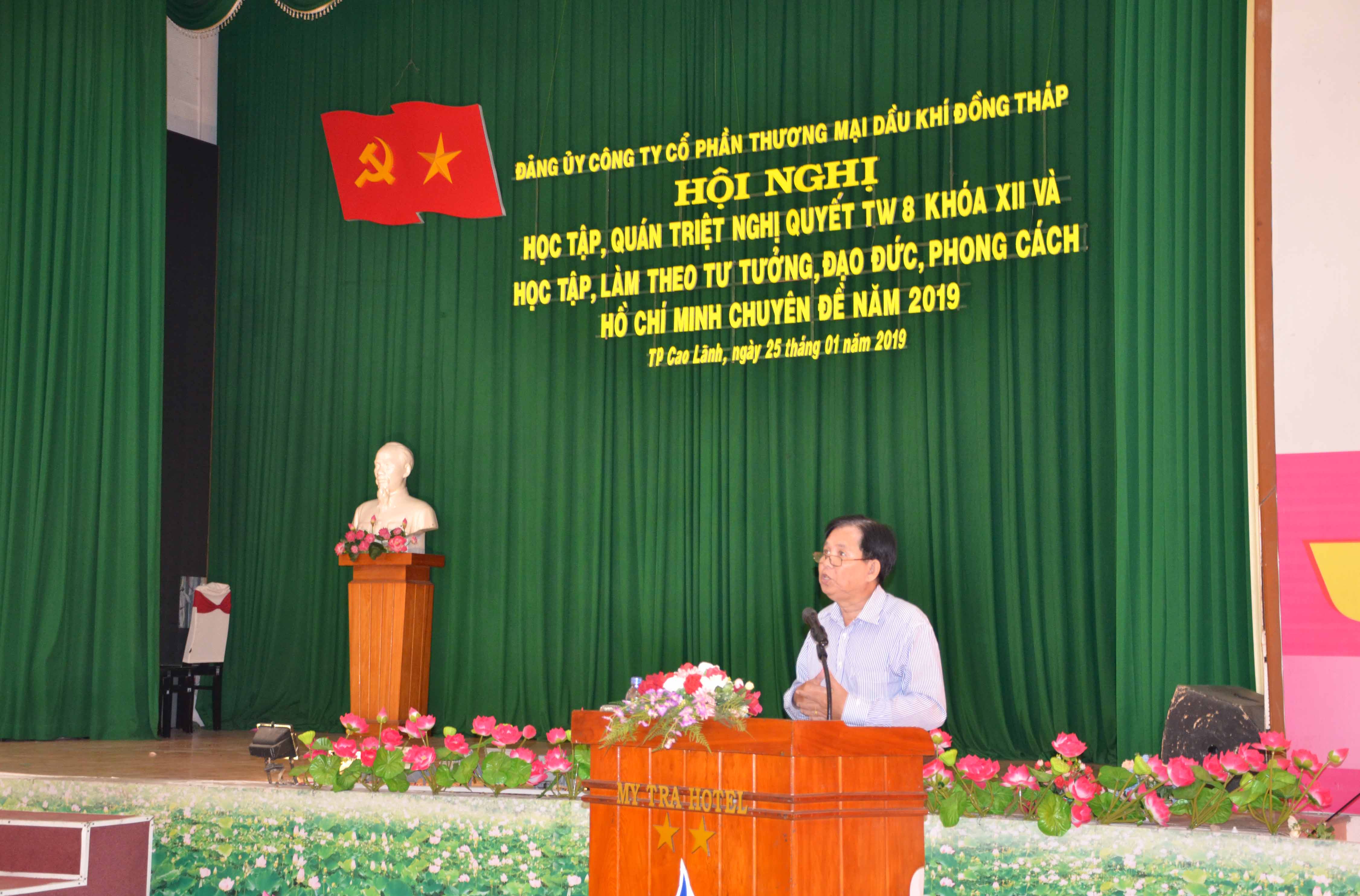 Đảng ủy công ty petimex tổ chức hội nghị học tập nghị quyết trung ương 8 khóa xii và học tập, làm theo tư tưởng, đạo đức, phong cách hồ chí minh chuyên đề năm 2019 và tổng kết công tác xây dựng đảng năm 2019 (25/01/2019)