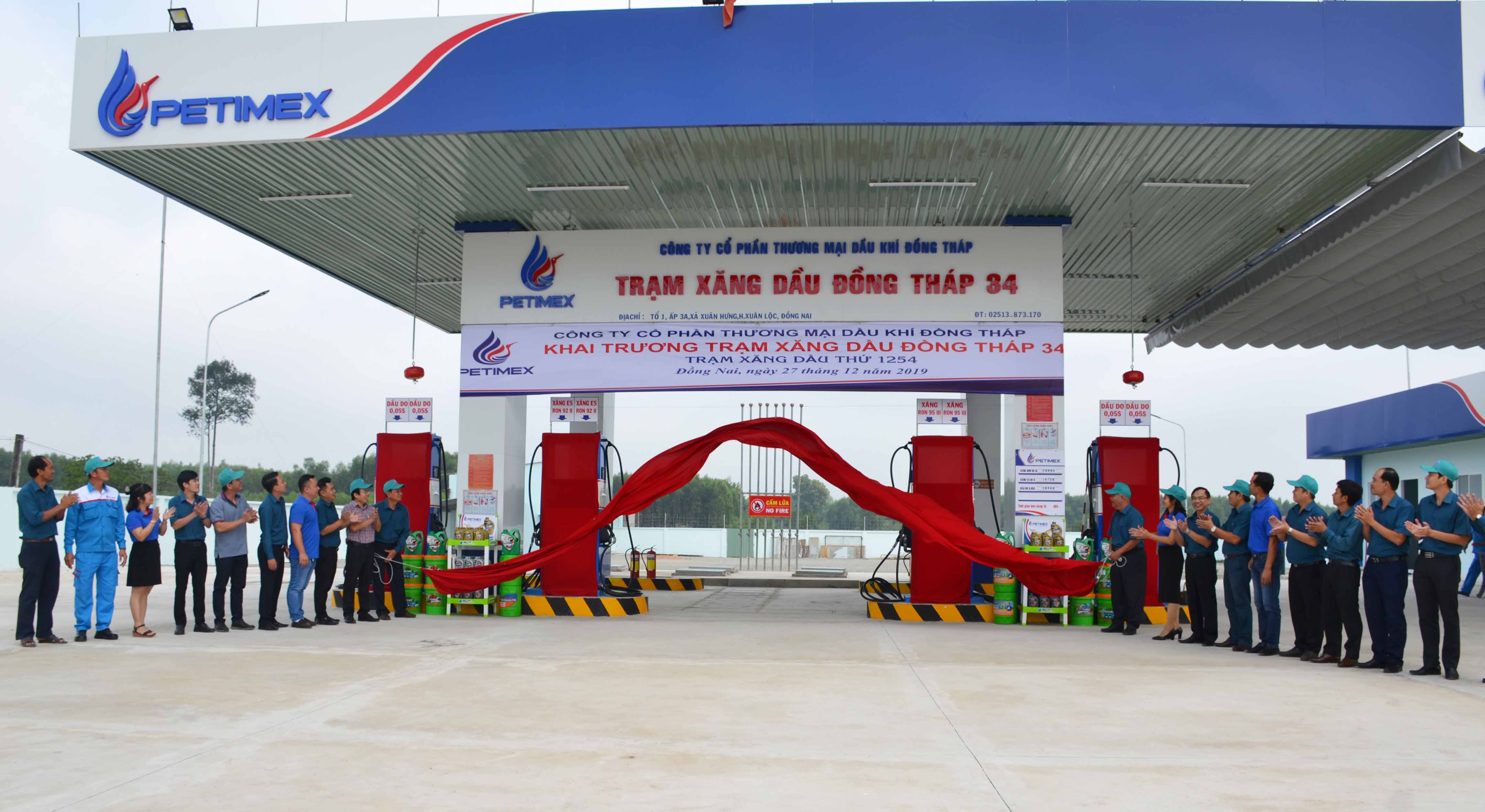 Petimex khai trương trạm xăng dầu đồng tháp 34. (27/12/2019)