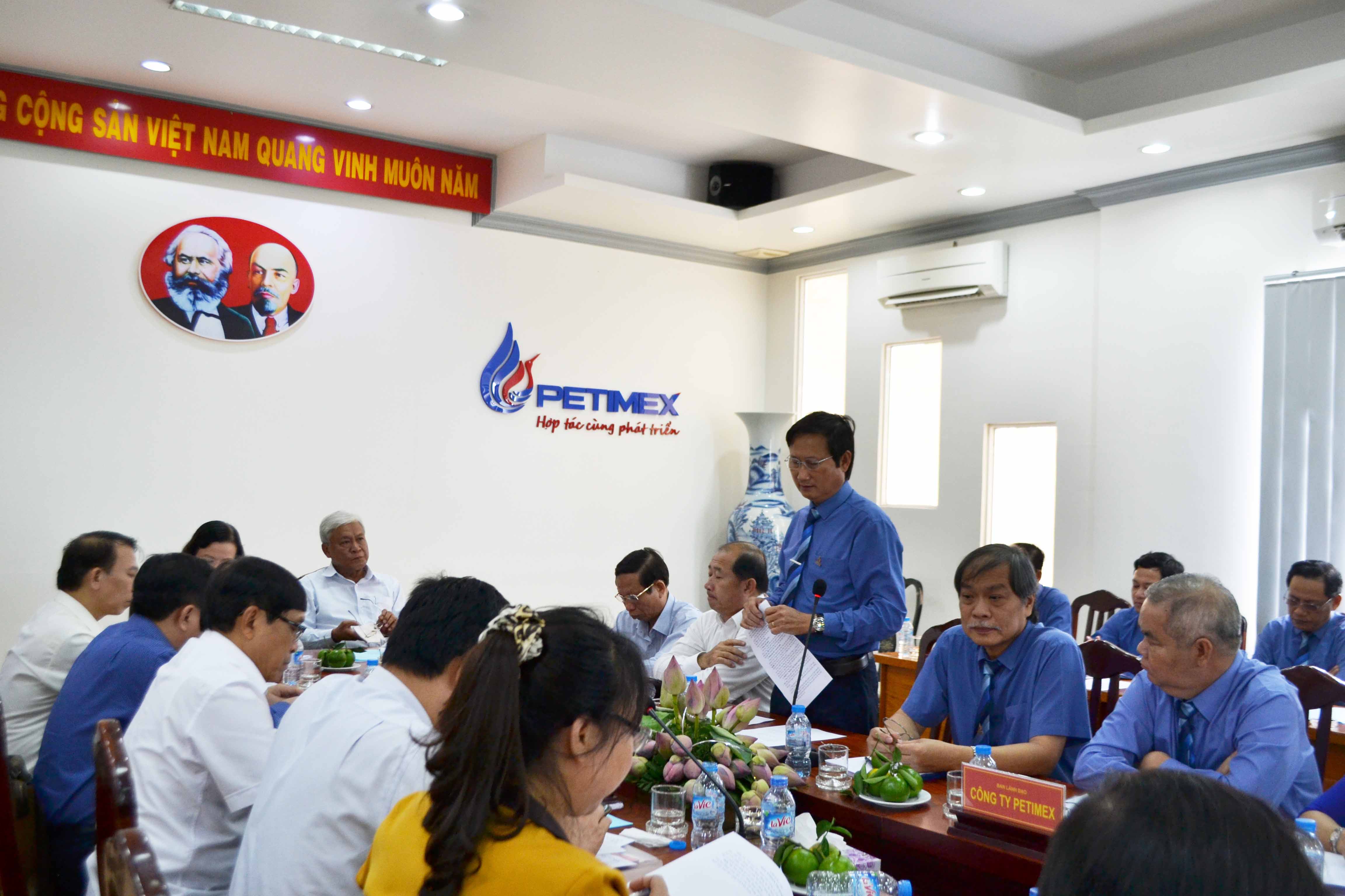 Công ty petimex tiếp và làm việc ban chỉ đạo trung ương về thực hiện quy chế dân chủ ở cơ sở. (30/08/2017)