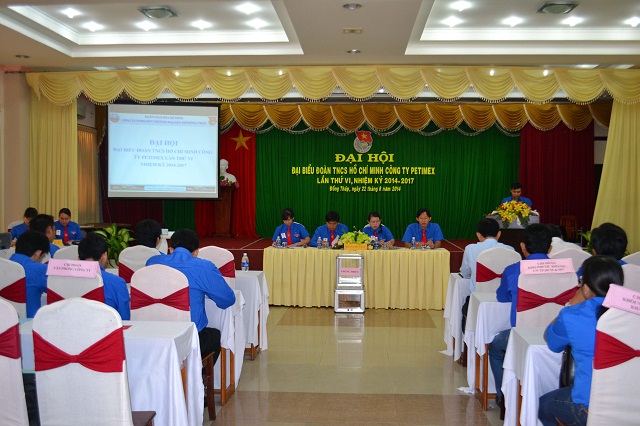 Đại hội đại biểu đoàn tncs hồ chí minh công ty petimex lần thứ vi, nhiệm kỳ 2014 - 2017 (27/08/2014)