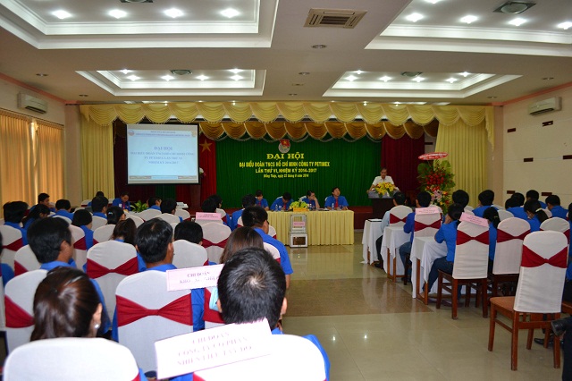 Đại hội đại biểu đoàn tncs hồ chí minh công ty petimex lần thứ vi, nhiệm kỳ 2014 - 2017 (27/08/2014)